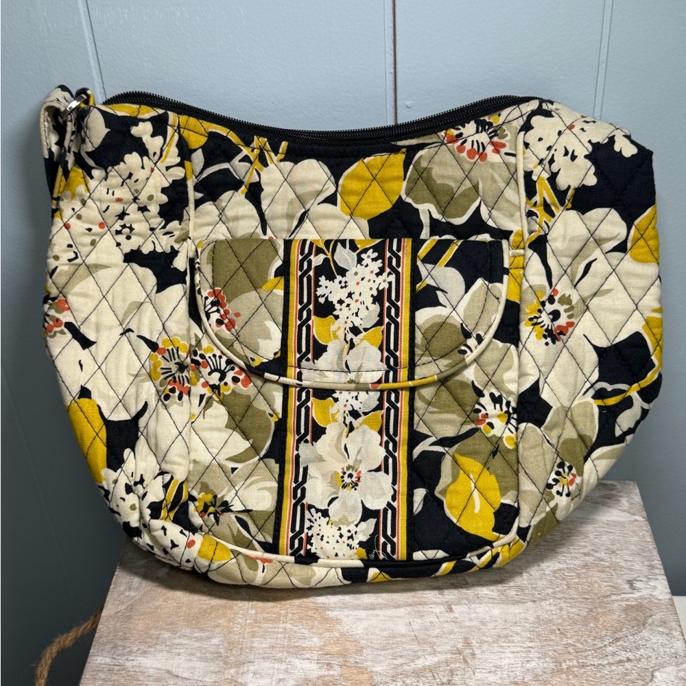 Vera Bradley Dogwood Crescent Handbag